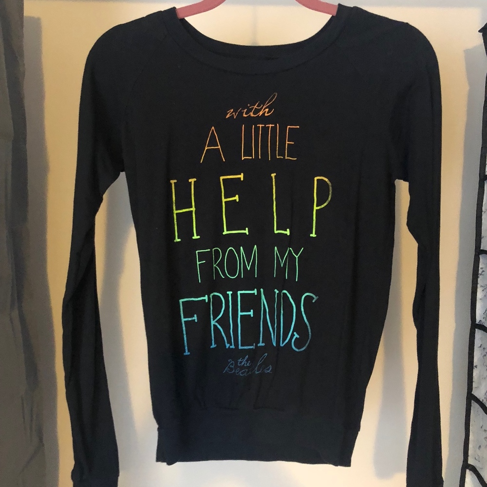 "With a Little Help My Friends" Long Sleeve Tee